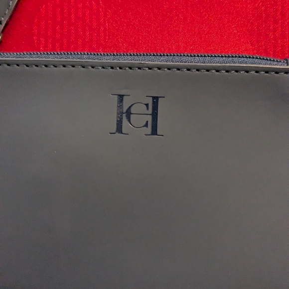 🆕 Carolina Herrera Good Girl Navy Blue Card Holder Coin Purse Coin Pouch Wallet - Picture 2 of 9